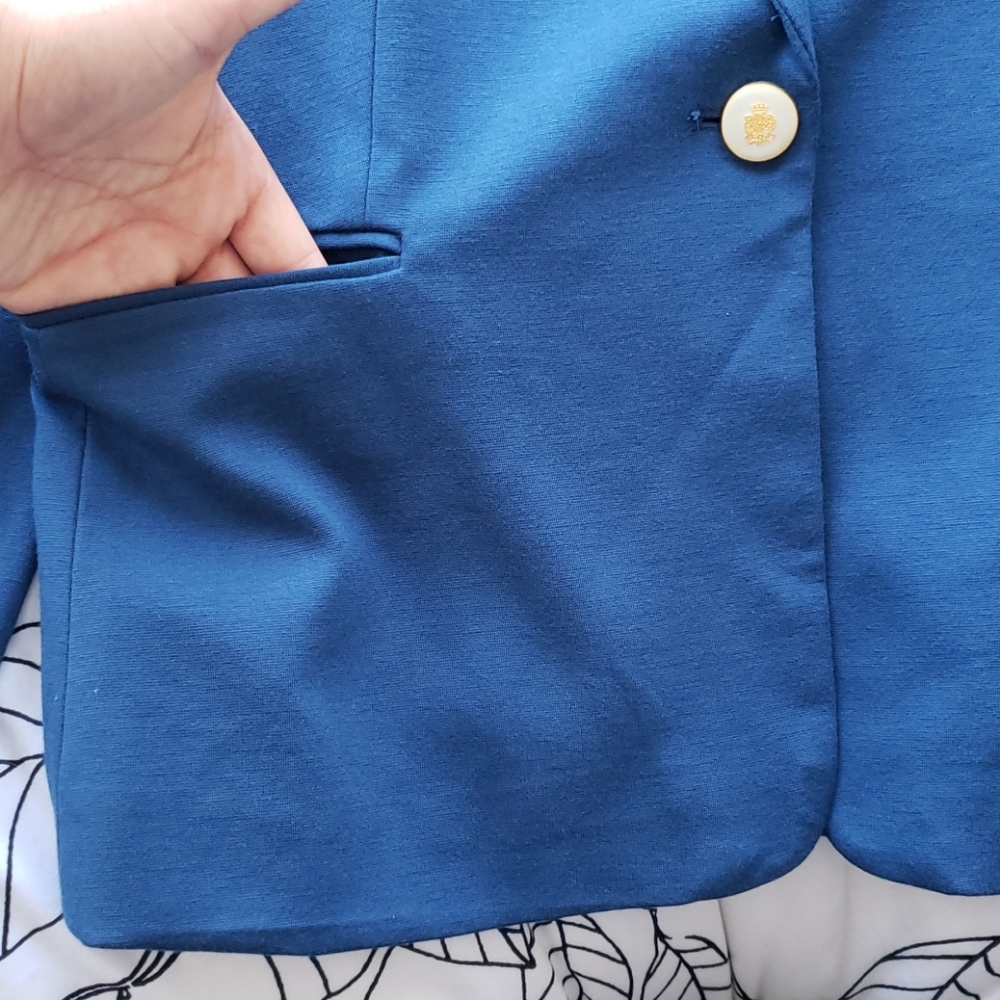 Royal blue blazer - Picture 3 of 4